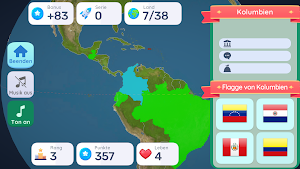 Globe Quiz - Welt-Geografie Screenshot 2