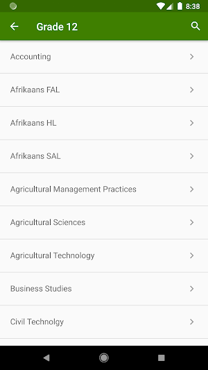 Past Papers South Africa Screenshot 2