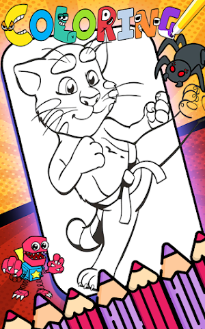 Talking Juan Scary coloring Screenshot 2