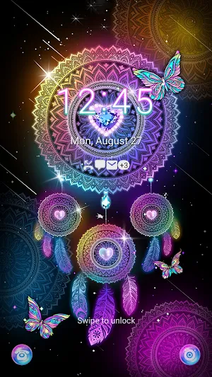 Rainbow Mandala - Wallpaper Screenshot 1