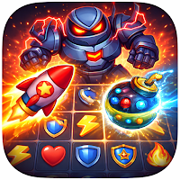 Grid Clash – Match 3 RPG
