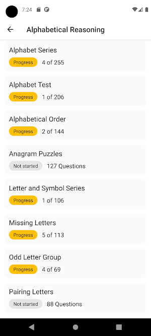 Logical Reasoning & Analysis Screenshot 2