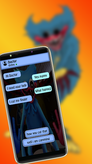 Blue Monster Fake Chat Pranks Screenshot 1