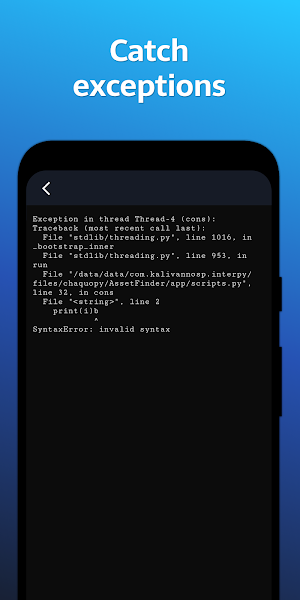 Python Mobile - IDE Screenshot 3