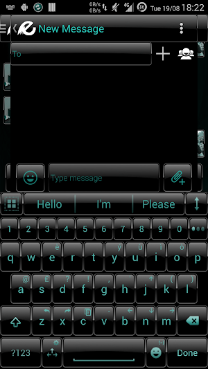 Theme Dusk Green for EvolveSMS Screenshot 3