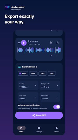 Audio Joiner & MP3 Merger Screenshot 0