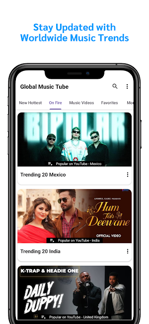 Global Music Tube Screenshot 1