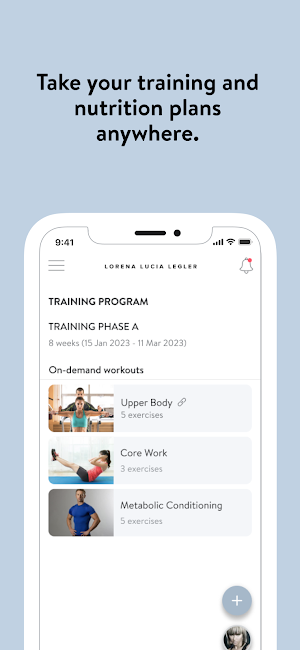 Lorena Lucia Legler Coaching Screenshot 2