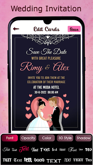 Invitation Card Maker & Design Screenshot 3