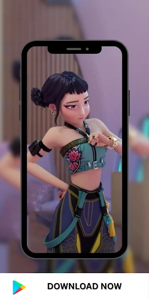 Zoey Kpop Demon Wallpaper Screenshot 2