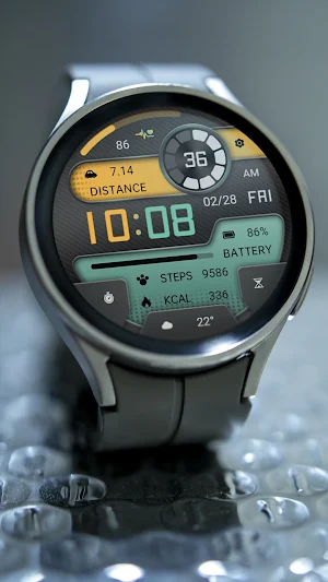 ZKinWatch Yellow green Texture Screenshot 3
