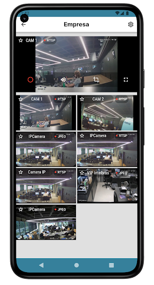 Sispron Câmeras Screenshot 3