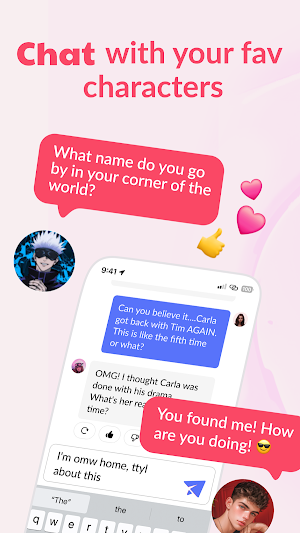 Ohai - Chat with AI Friends Screenshot 1