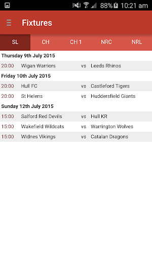 Love Rugby League. Screenshot 3