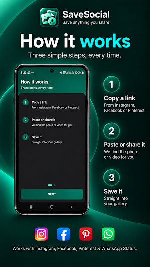 SaveSocial Screenshot 1