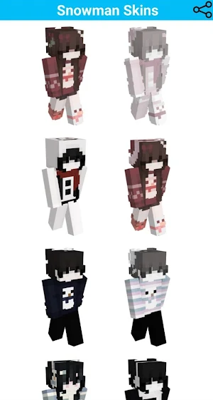 Snowman Skins For Minecraft Screenshot 1