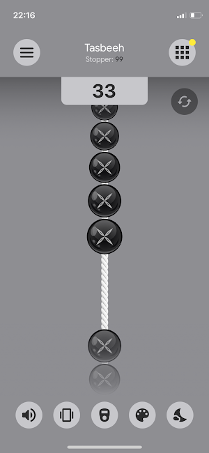 Real Tasbeeh: Dhikr Counter Screenshot 3