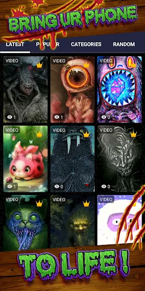 monster wallpaper Screenshot 1