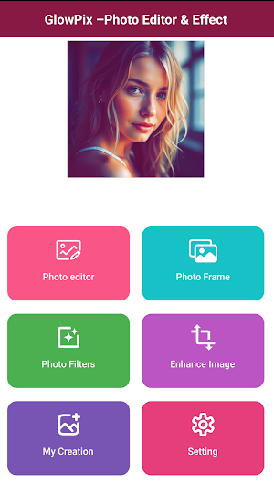 GlowPix –Photo Editor & Effect Screenshot 0