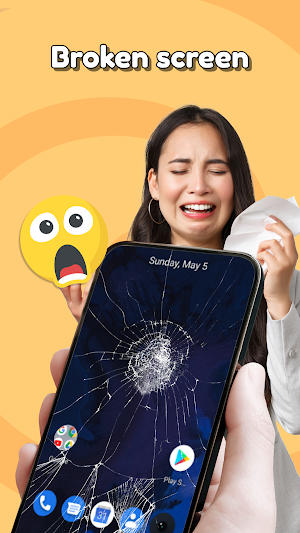 Broken screen & Prank sounds Screenshot 1