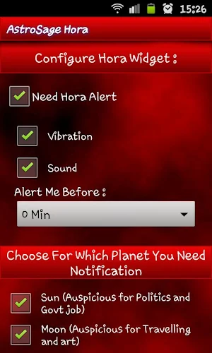 Hora Muhurat - Astrology Screenshot 1