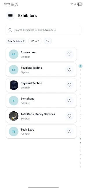 EventTRAXR Screenshot 1