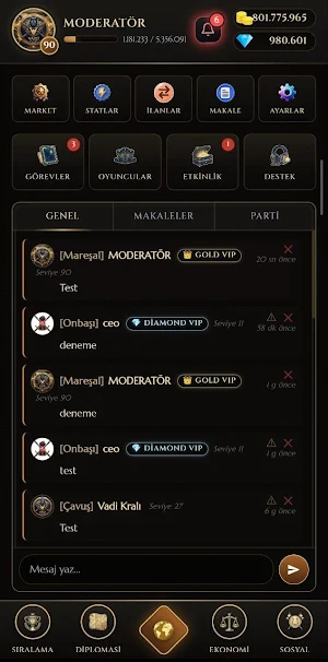 Vadi Online:Strateji&Savaş Sim Screenshot 0