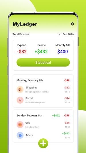 MyLedger Screenshot 1