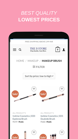 The B Store: Shopping App Screenshot 3