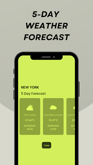 Minimal Weather App Screenshot 2