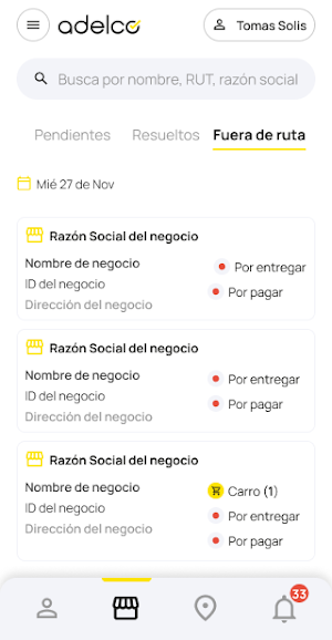 Adelco Sales Screenshot 2