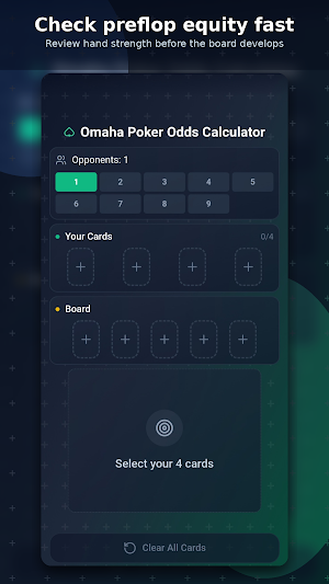 Omaha Poker Odds Calculator Screenshot 3