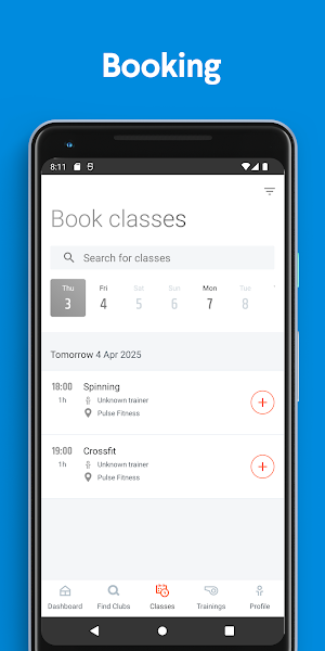 Pulse Fitness MK Screenshot 1