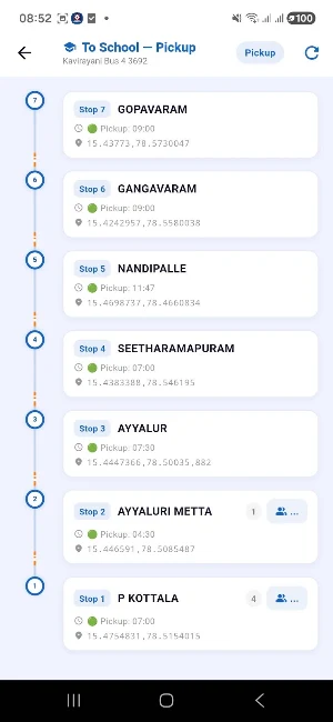 Where AM I – Bus Tracking Screenshot 1