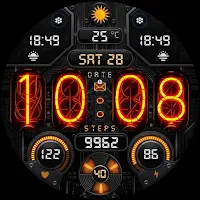 Nixie Digital - Wear OS Face
