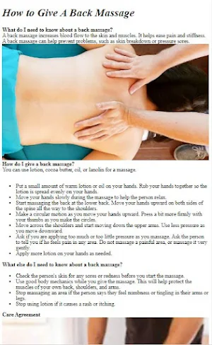 How to Do a Back Massage Screenshot 0
