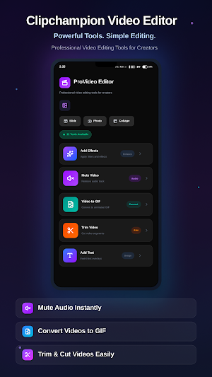 Clipchampion video editor Screenshot 0