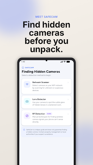 SafeCam: Hidden Camera Finder Screenshot 0