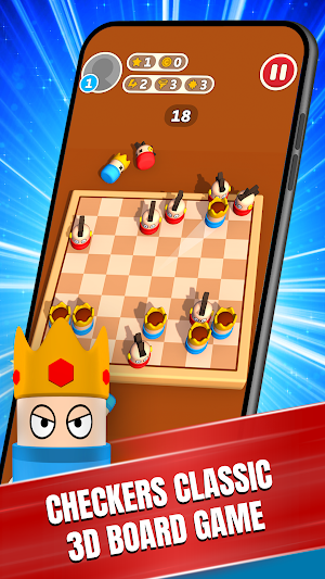 Chapayev 2: Checkers 3D Game Screenshot 2