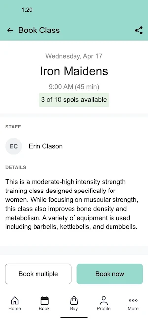 Academy for Sports & Wellness Screenshot 2