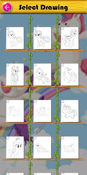 Unicorn Drawing Book Screenshot 1