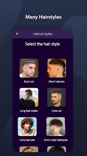 Haircuts - Hair Cutting Screenshot 1