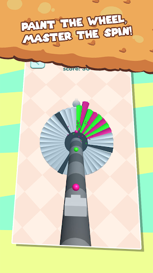 Wheel Painter: Color Rush Screenshot 2
