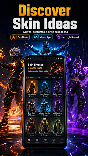 Skin Emotes – Viewer Tool FF Screenshot 0