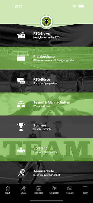 RTG Club App Screenshot 0