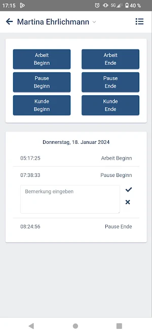 ARTECO time Screenshot 1