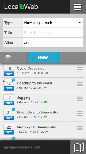 LocaToWeb: Real Time GPS tracker - GEO location Screenshot 0