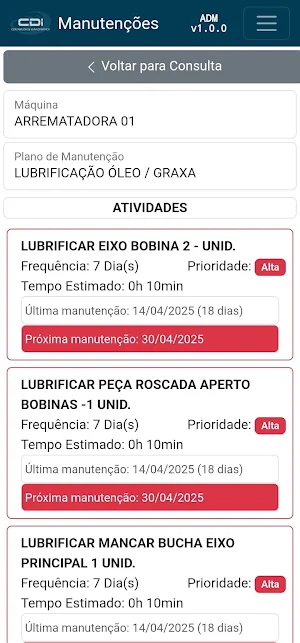 CDI Manutenção Screenshot 3