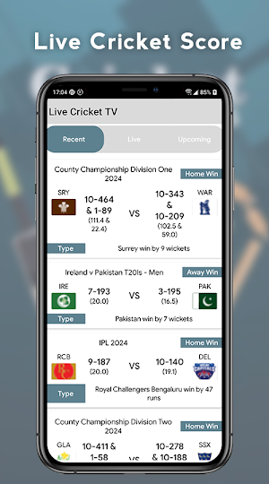 Cricket Score & Schedule Screenshot 0