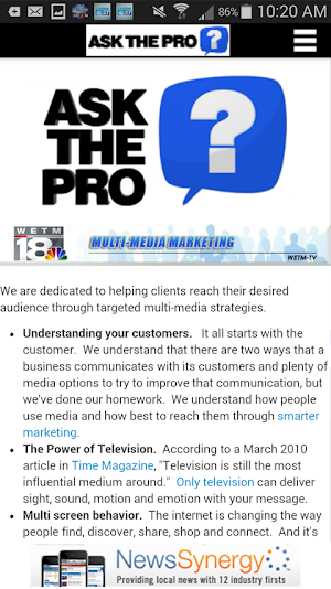 Ask the Pro 2 Go Screenshot 2